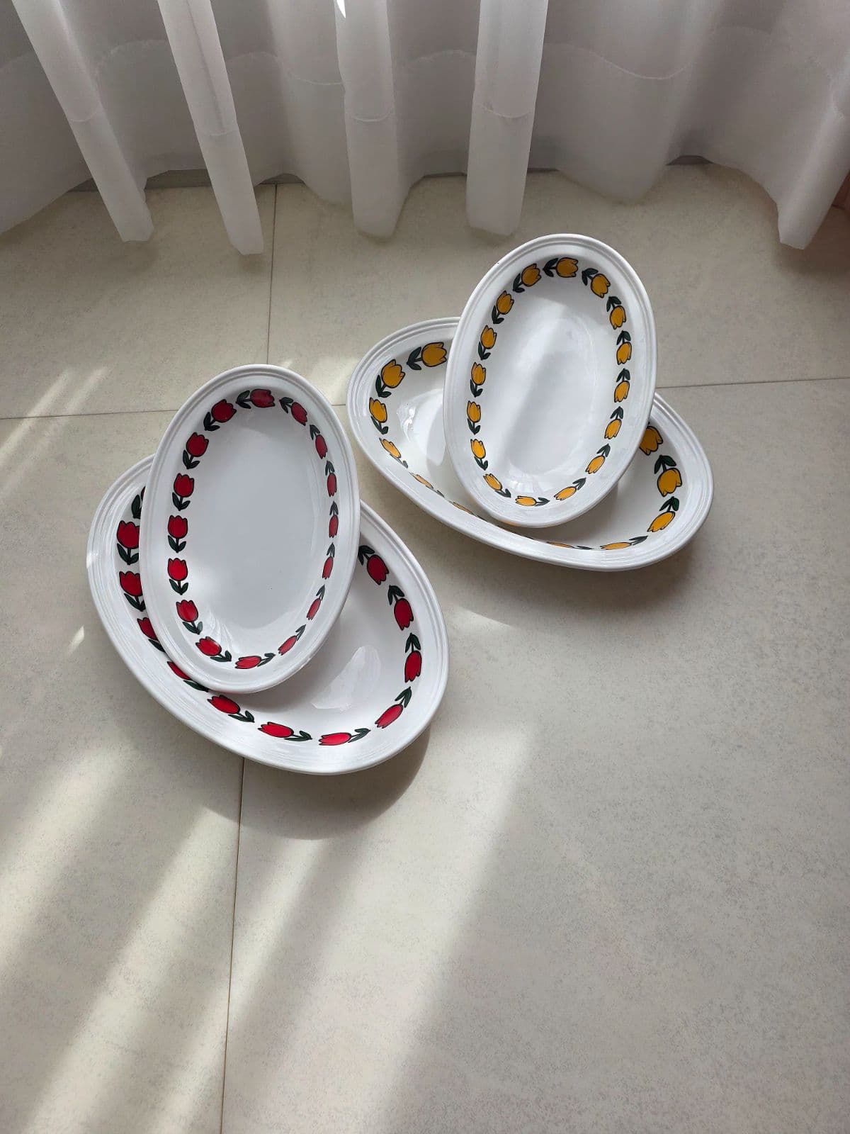(Production) Tulip Line Oval Plate (2 colors) - 이미지 11