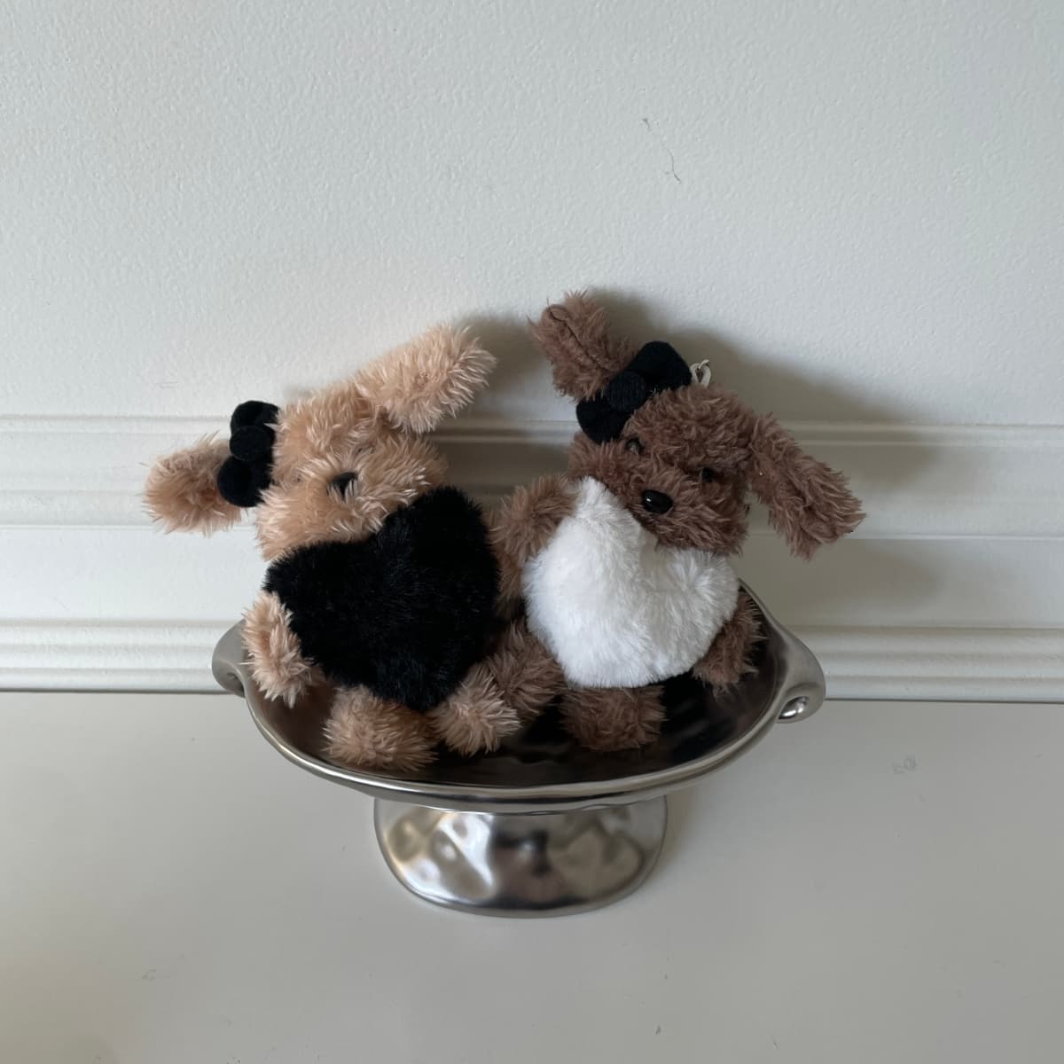 앙고라하트st크림푸들키링(신상) - 이미지 2