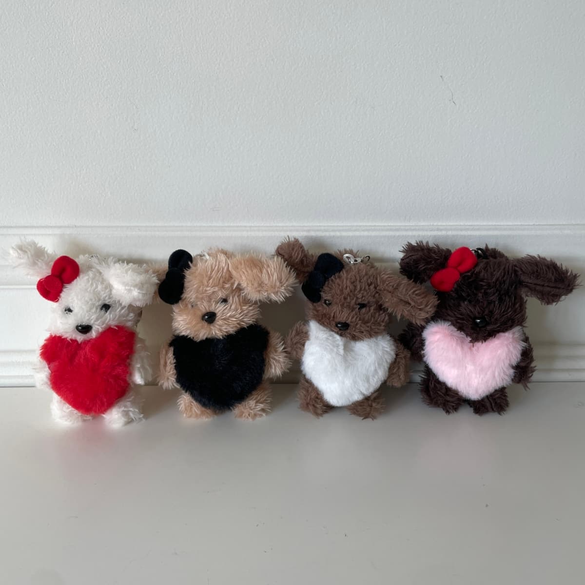 앙고라하트st크림푸들키링(신상) - 이미지 1