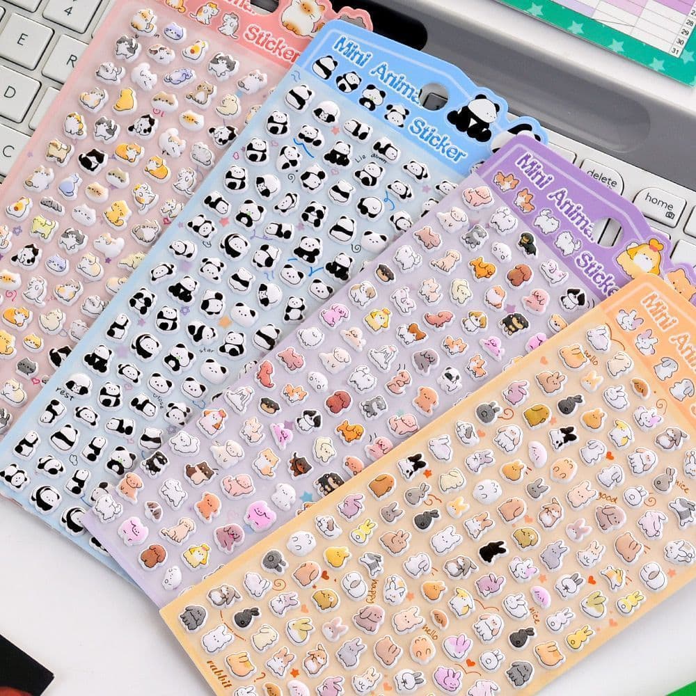 장당500원 미니큐트 에폭시 입체스티커 - 이미지 1