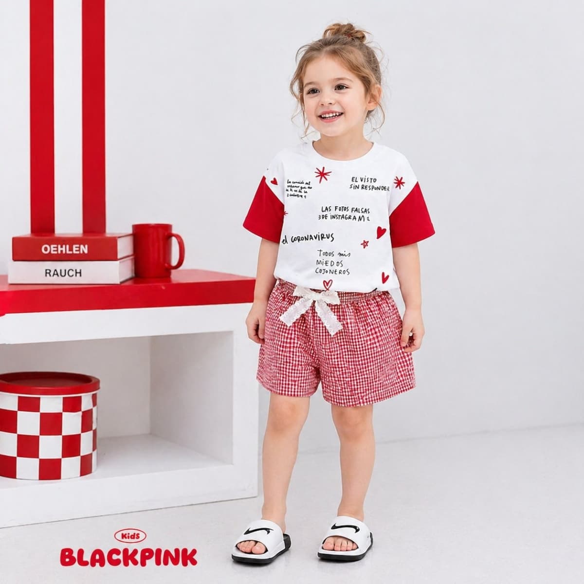 2026 SUMMER Lace Check Shorts - 이미지 10