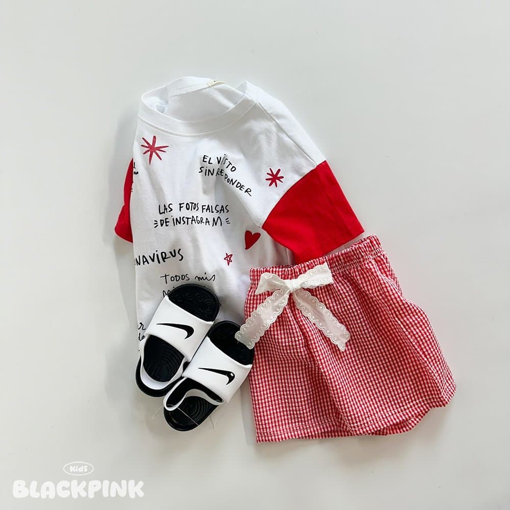 2026 SUMMER Lace Check Shorts - 이미지 16