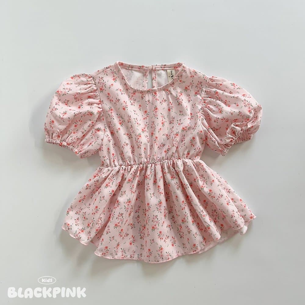 2026 SUMMER Small Floral Puff Blouse - 이미지 17