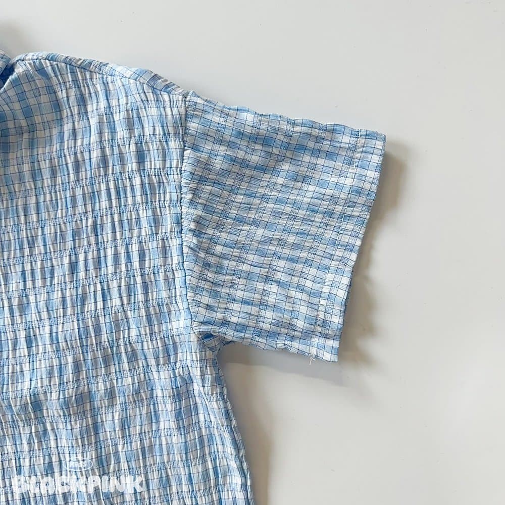 2026 SUMMER Seersucker Check Shirt - 이미지 19