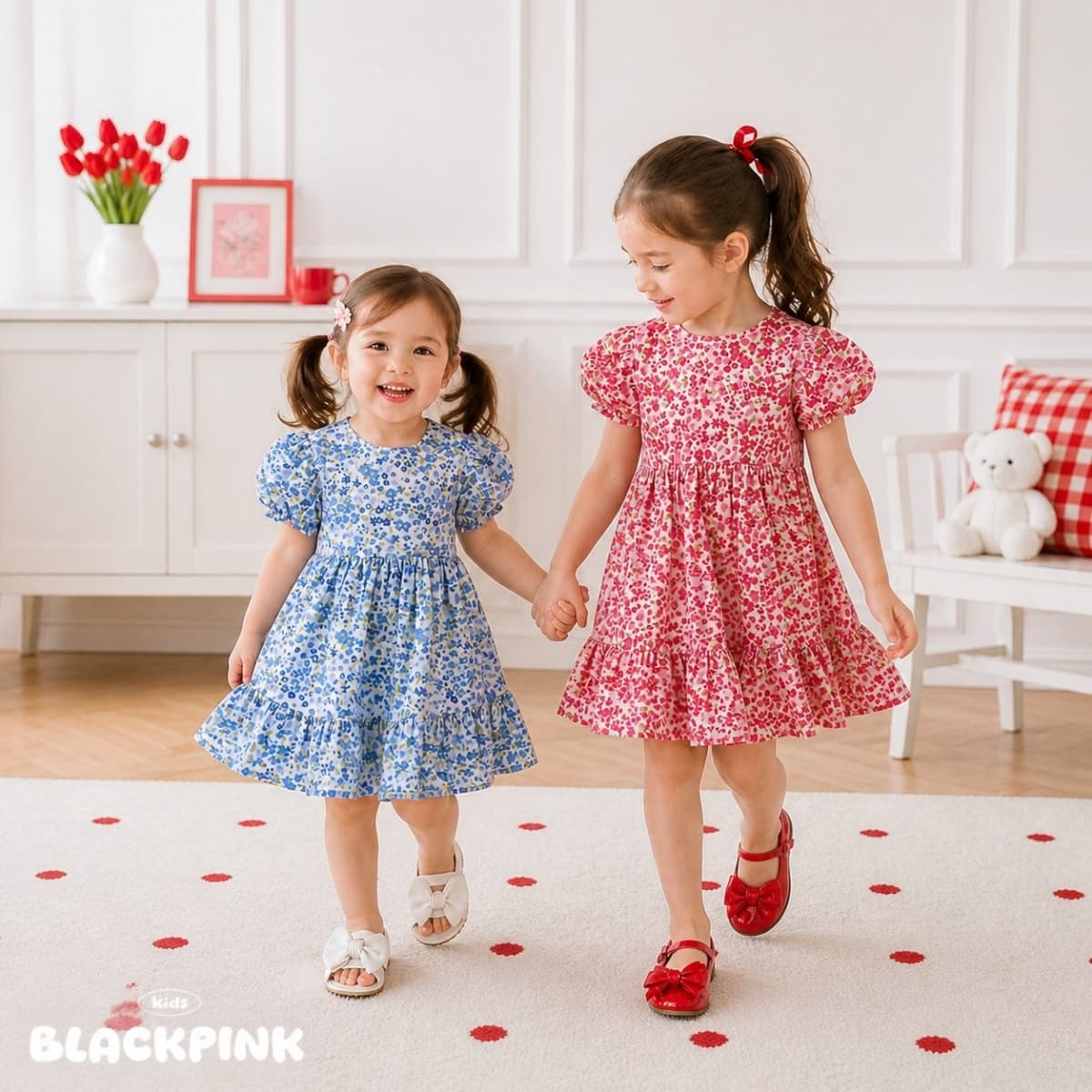 2026 SUMMER Flora Puff Dress - 이미지 4
