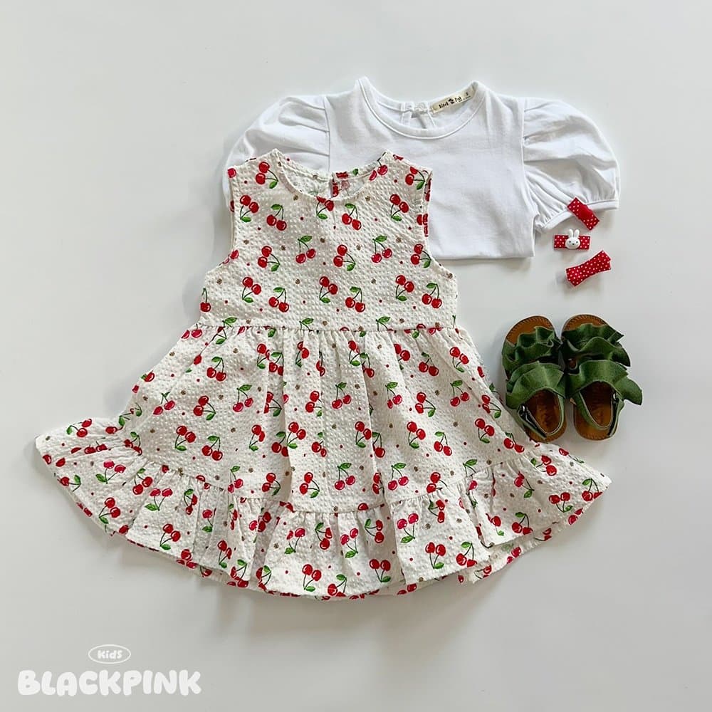 2026 SUMMER Cherry Frill Dress - 이미지 12