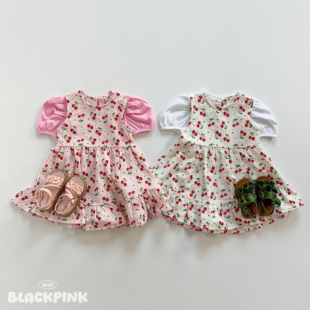 2026 SUMMER Cherry Frill Dress - 이미지 4