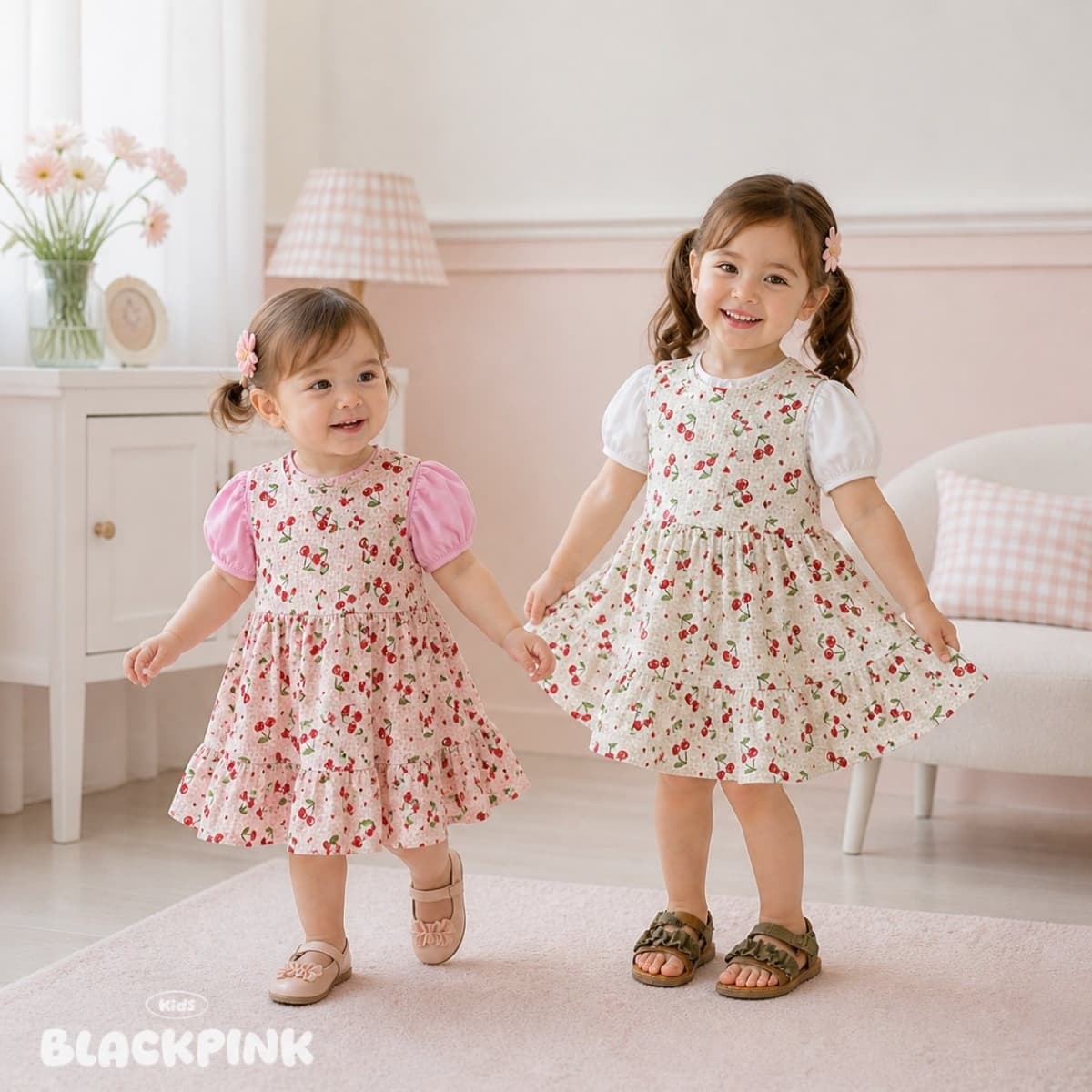 2026 SUMMER Cherry Frill Dress - 이미지 1