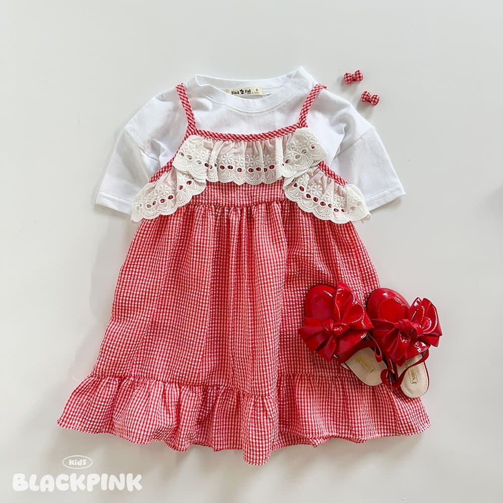 2026 SUMMER Milk Tea Lace Dress - 이미지 17