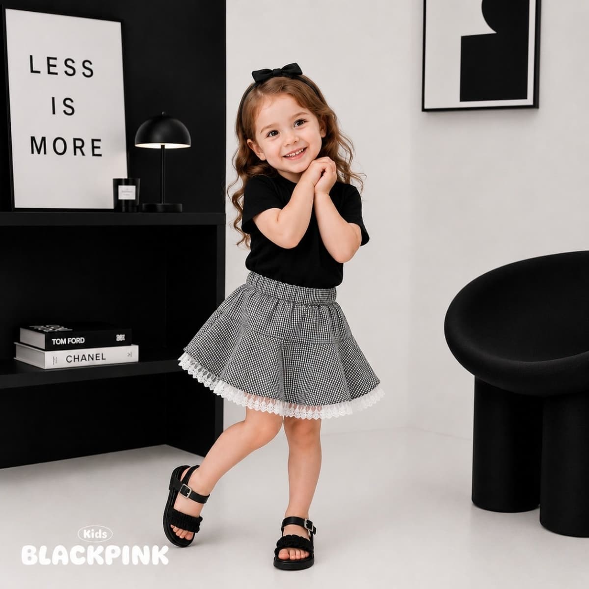 SALE Check Lace Skirt - 이미지 14