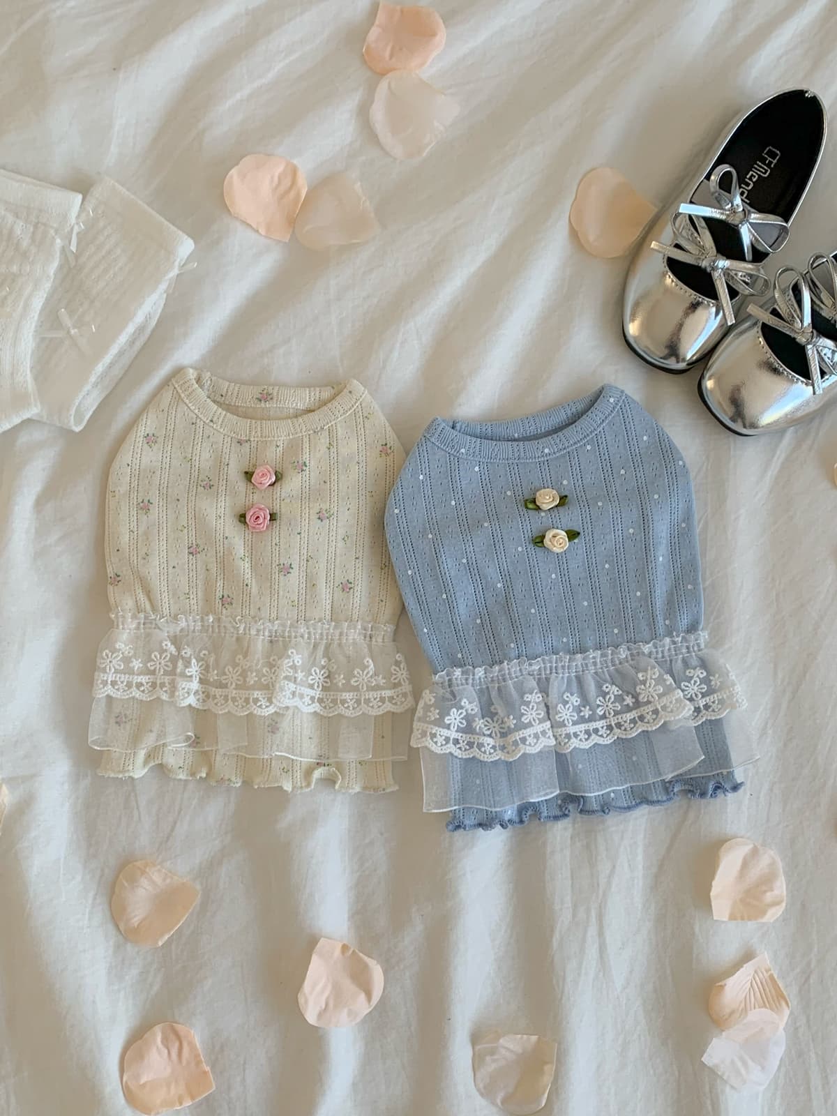 Rosie Lace Wavy Sleeveless - 이미지 3