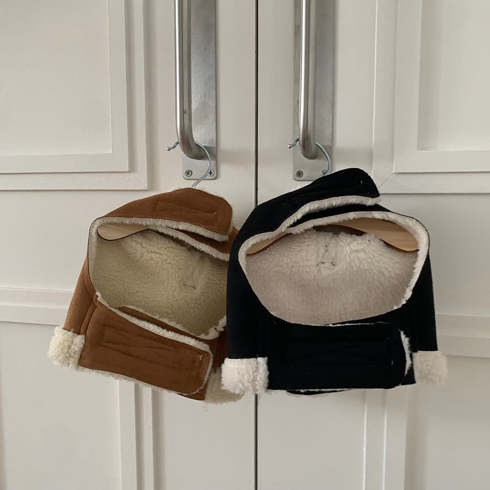 곰돌이 무스탕 하네스 조끼 - 이미지 12