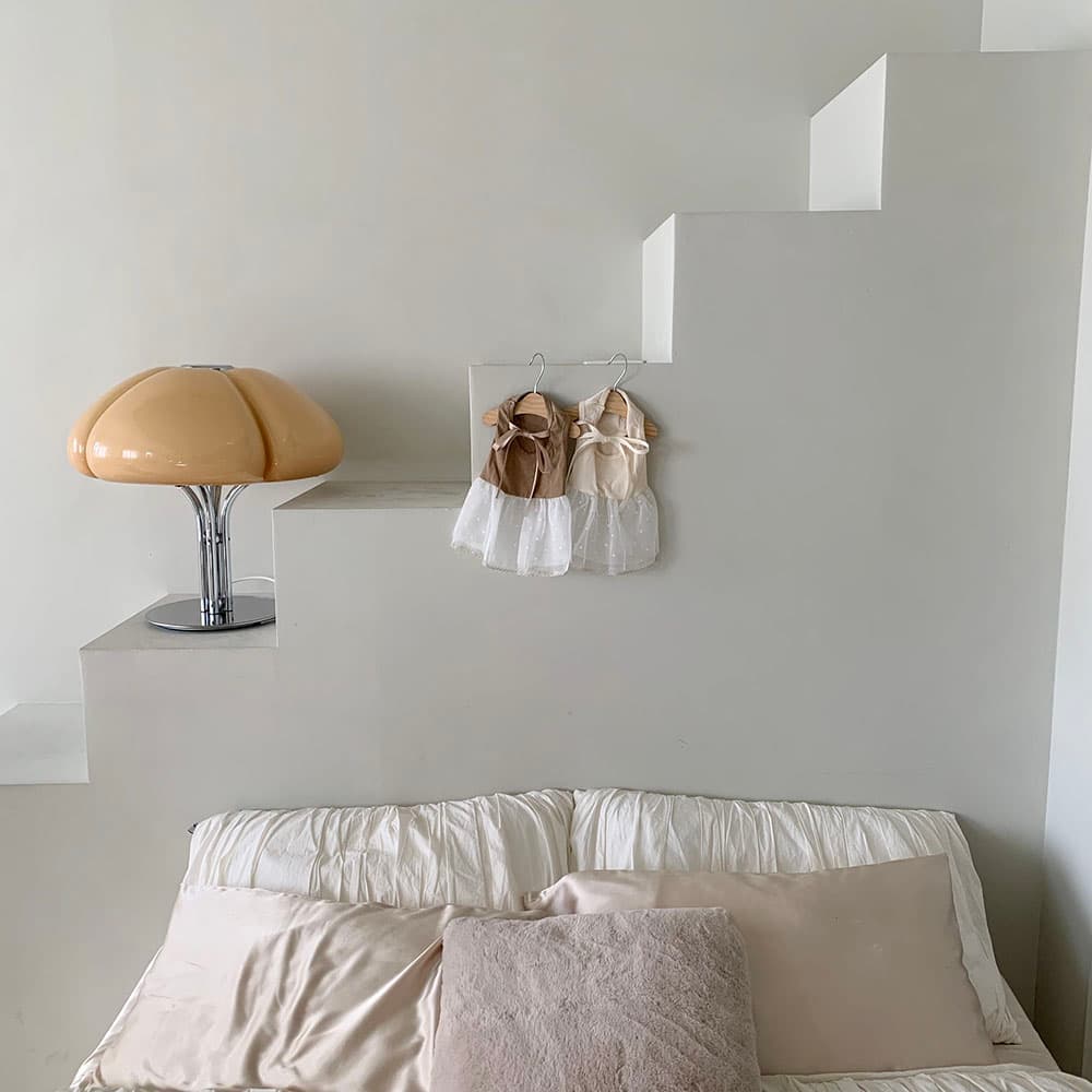 발레코어 골지 레이스 원피스 - 이미지 11