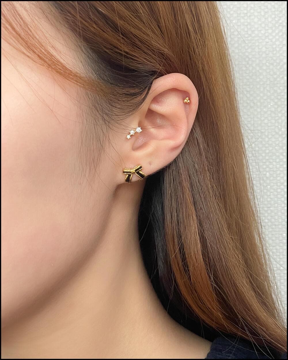 EP14-Asymmetrical Cubic Piercing (Single) - 이미지 3