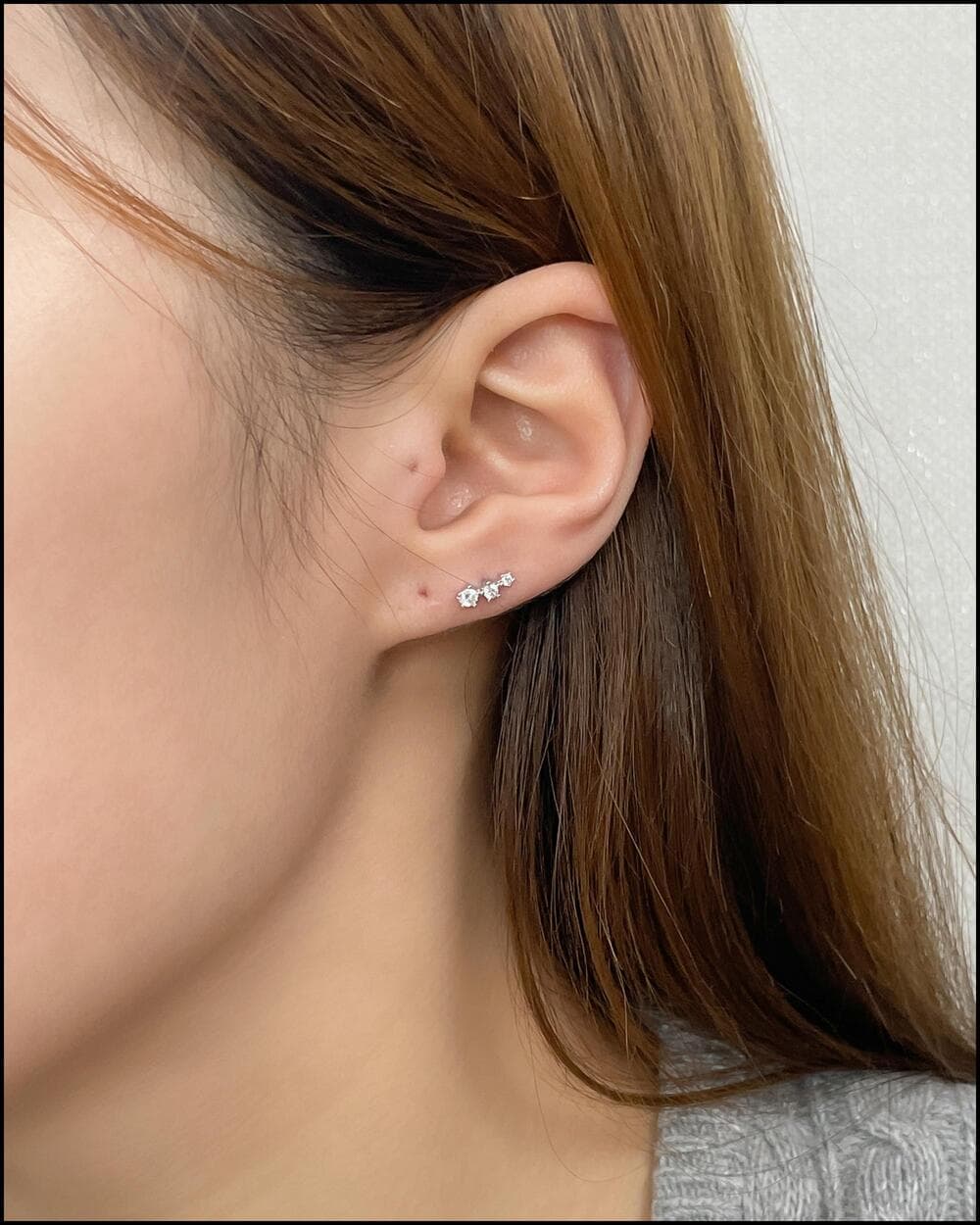 EP14-Asymmetrical Cubic Piercing (Single) - 이미지 2