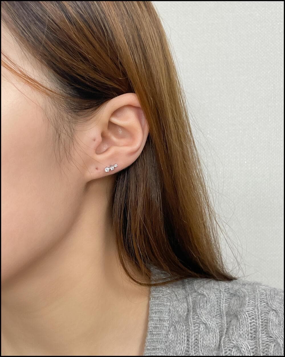 EP14-Asymmetrical Cubic Piercing (Single) - 이미지 13