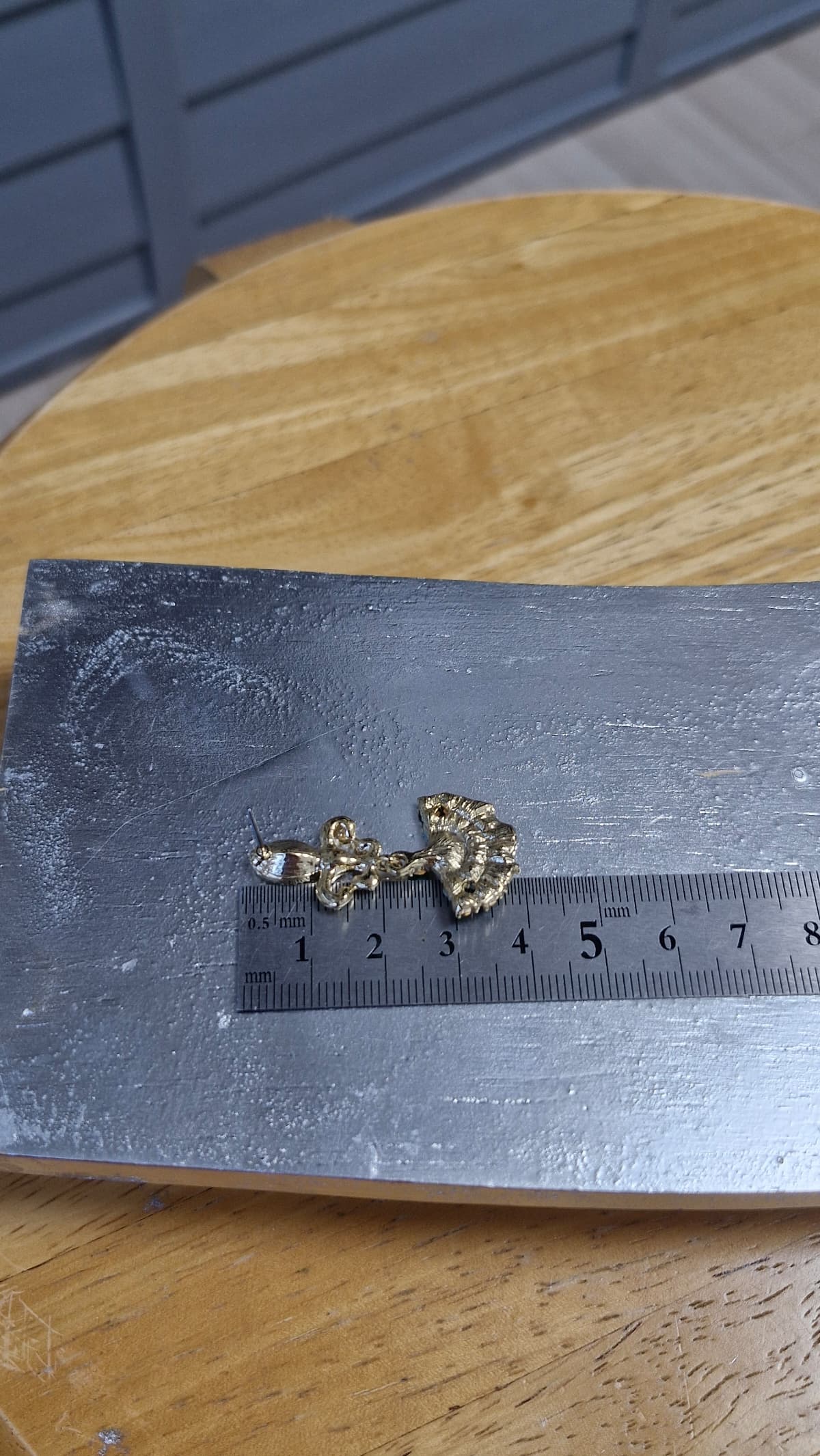 Fleur Drop Cubic Earrings - 이미지 4