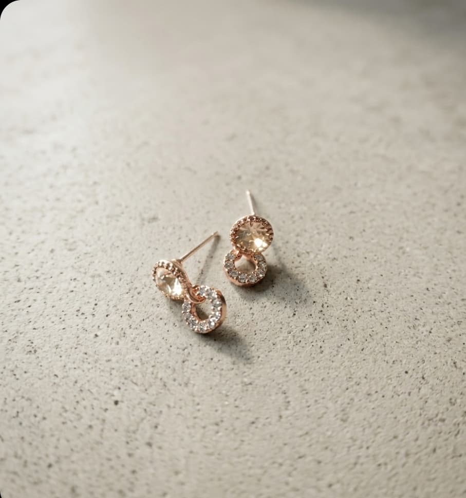 Mini Ttarangi Silver 925. Silver post earrings 139 - 이미지 6