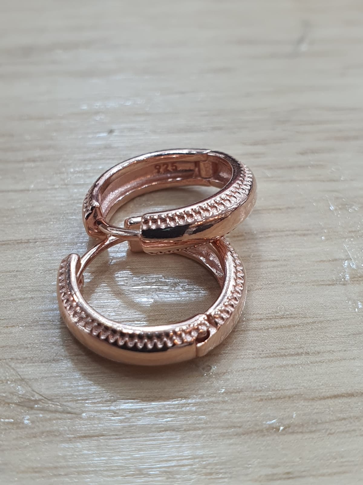 Silver 925 5mm Reel One-Touch Earrings - 이미지 5
