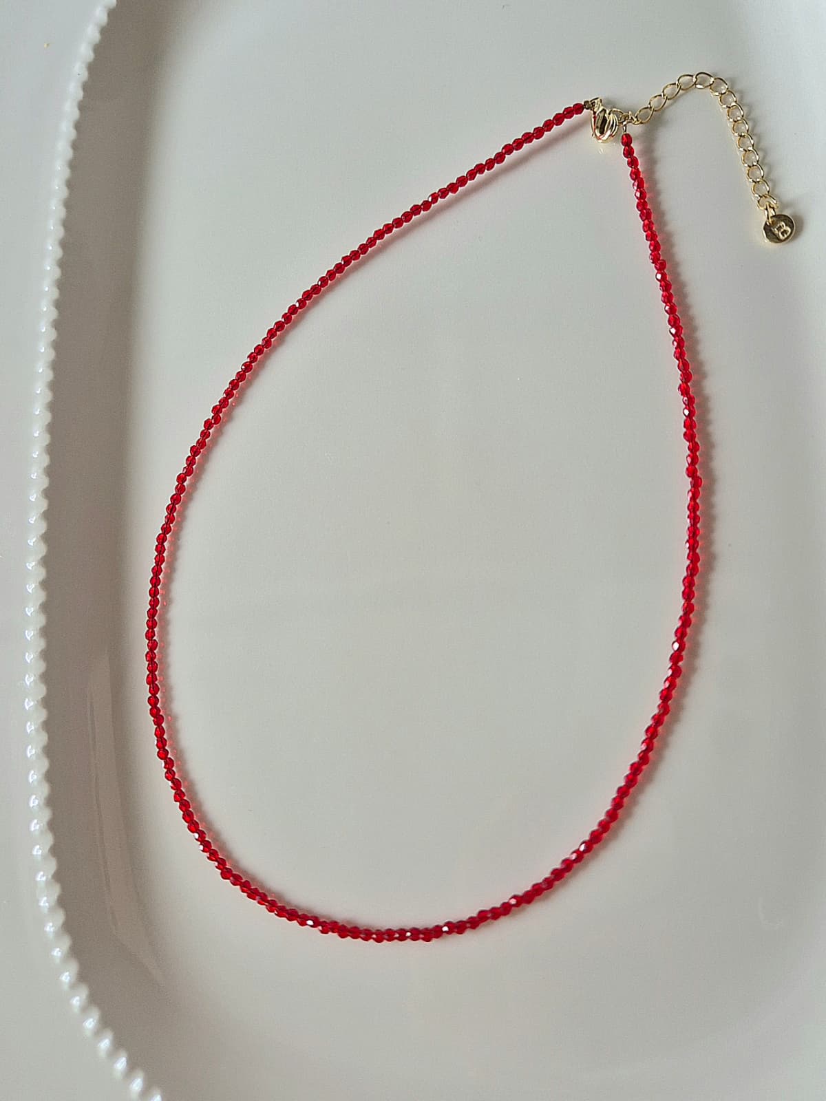 Colored Gemstone Bead Choker Daily Layered Necklace - 이미지 10