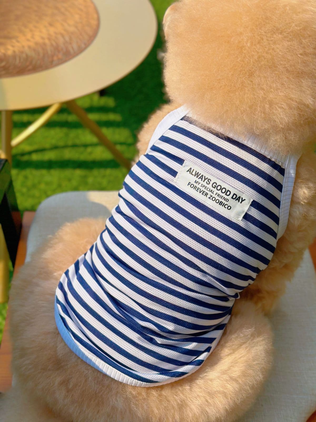 Jubico Good Day Mesh Style Sleeveless Dog Clothes - 이미지 1