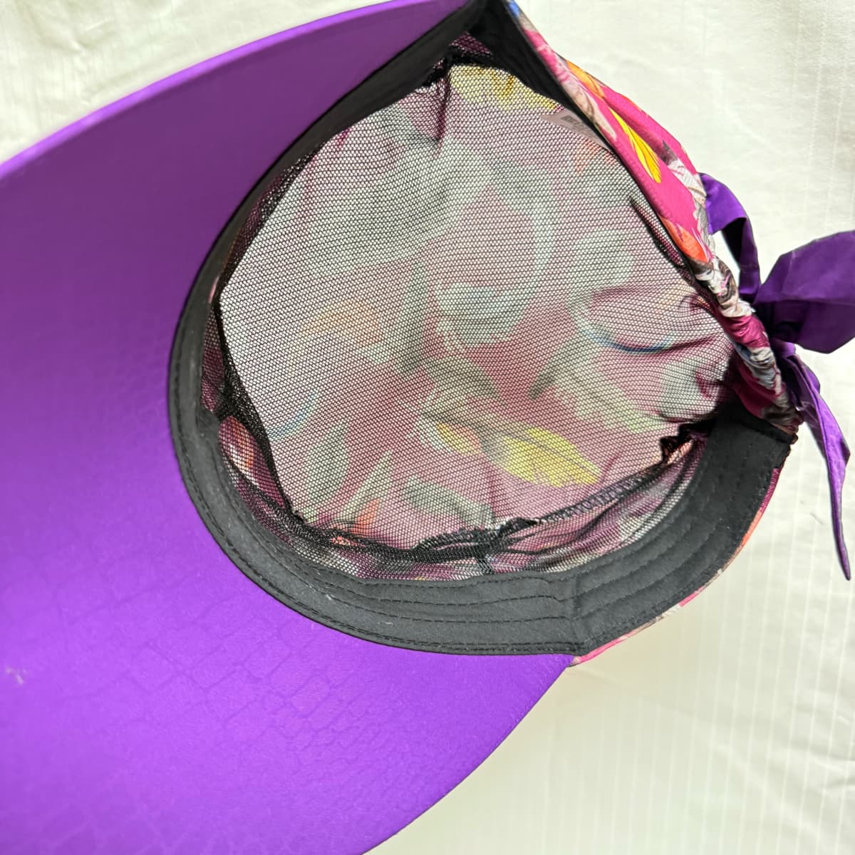 Mesh Flower Banded Hood (Namdaedo Hat) Hat Pattern Sun Visor Band Cap Women's Summer - 이미지 2