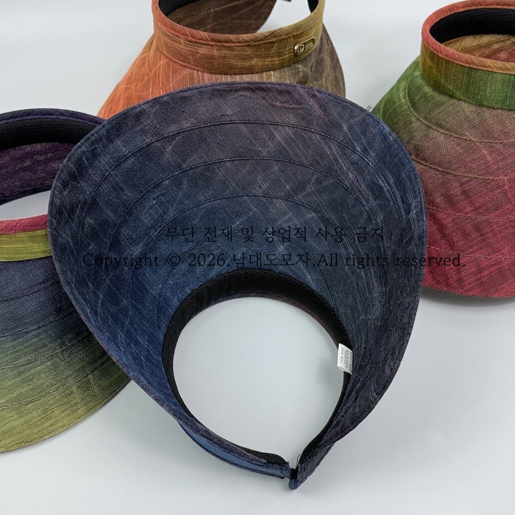 [Namdaedo Hat] Summer Hat Sun Visor Brimmed Hat UV Protection Gradient Linen-style Sun Visor - 이미지 3