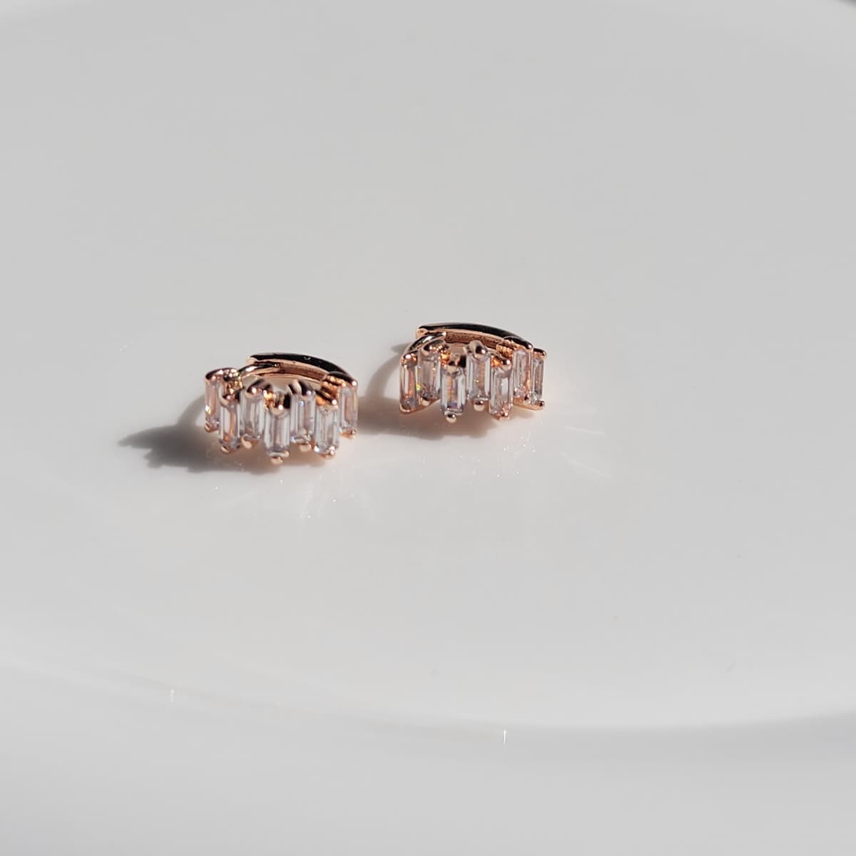 Mini One-Touch Earrings No. 2 - 이미지 5