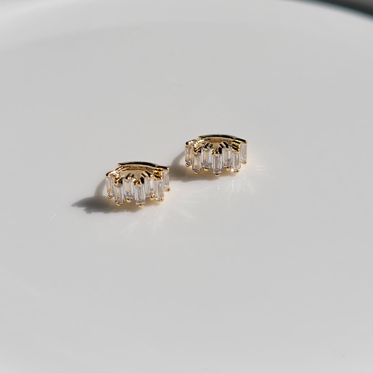 Mini One-Touch Earrings No. 2 - 이미지 3