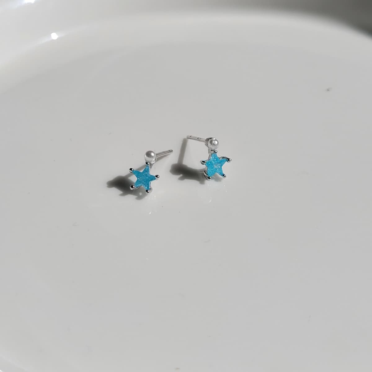 Summer Special Silver Stud Earrings - 이미지 4