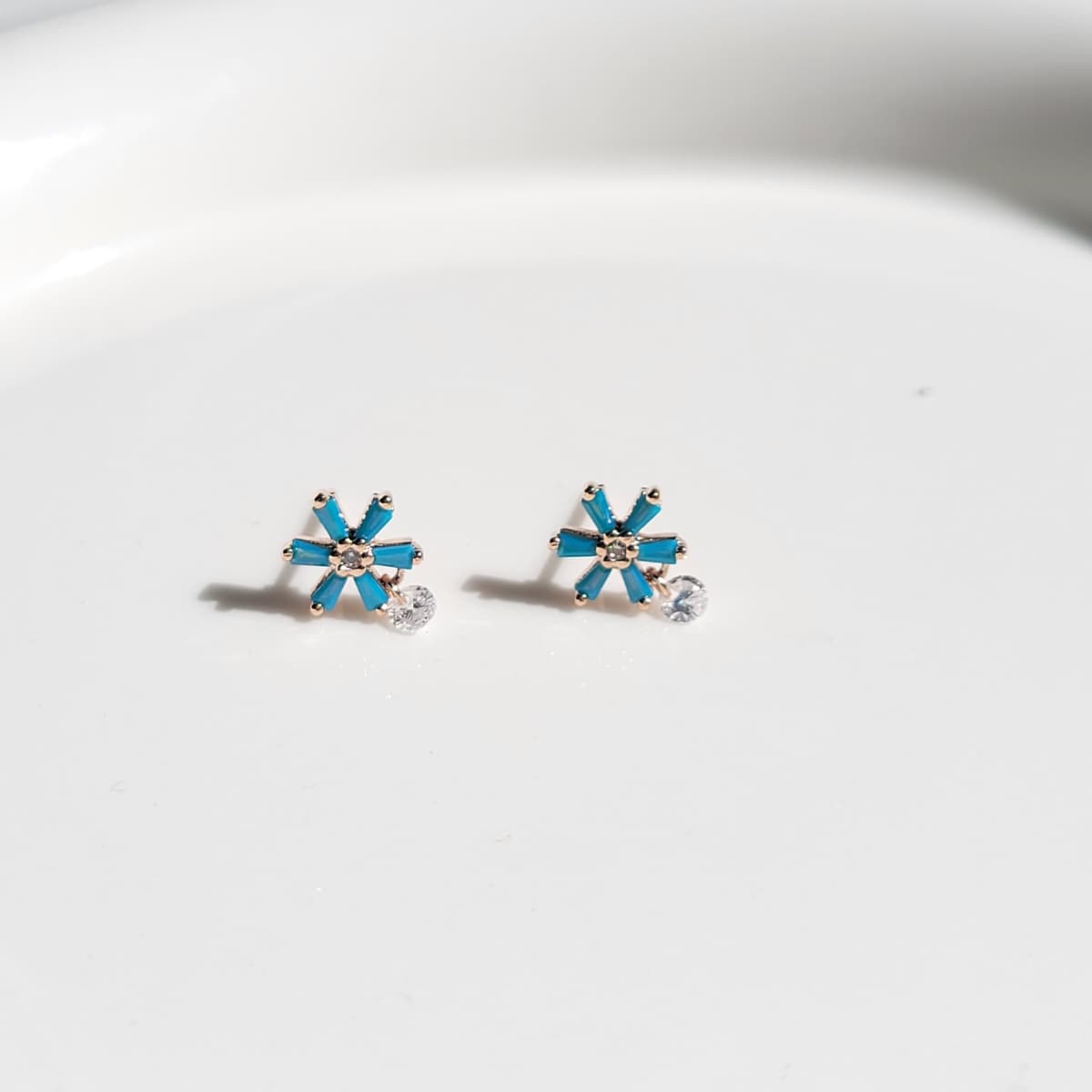 Summer Special Silver Stud Earrings - 이미지 3