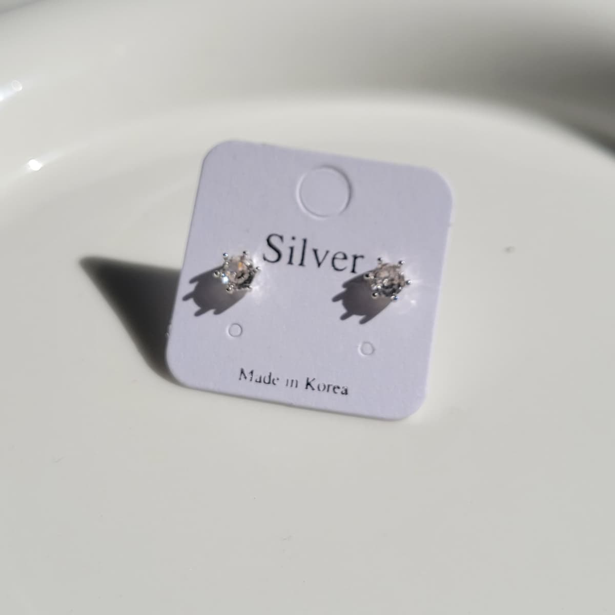 Summer Special Silver Stud Earrings - 이미지 7