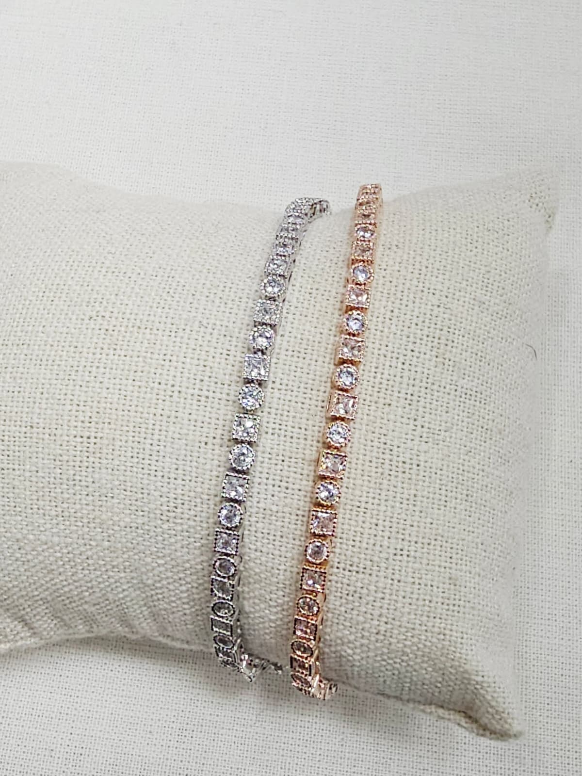 Cubic Flower Tennis Chain Bracelet Fine Cubic Luxury - 이미지 11