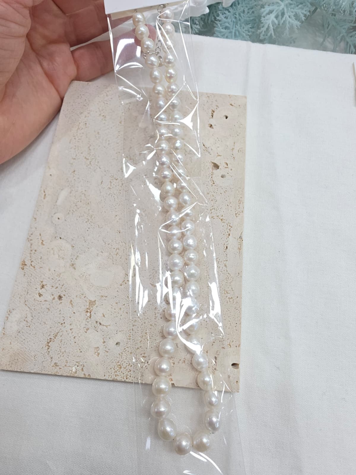 Freshwater Pearl Necklace 7mm/8mm Silver Clasp (Select 1) - 이미지 9