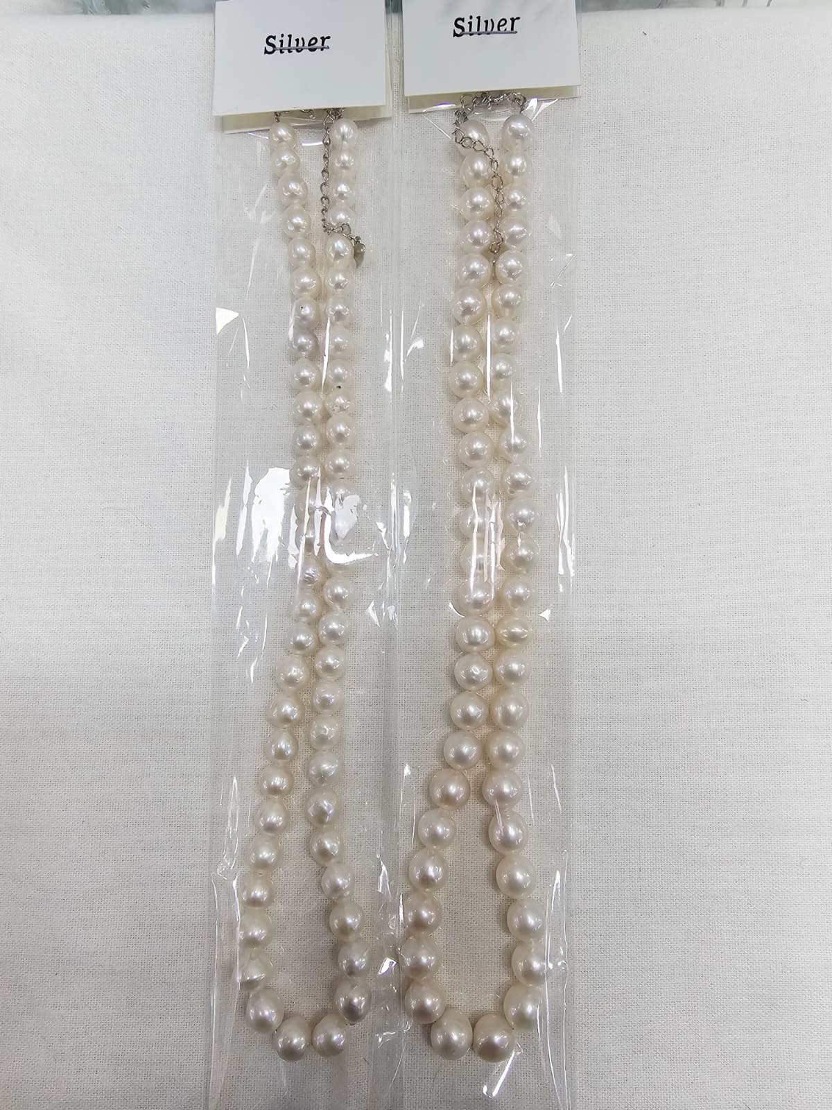 Freshwater Pearl Necklace 7mm/8mm Silver Clasp (Select 1) - 이미지 5