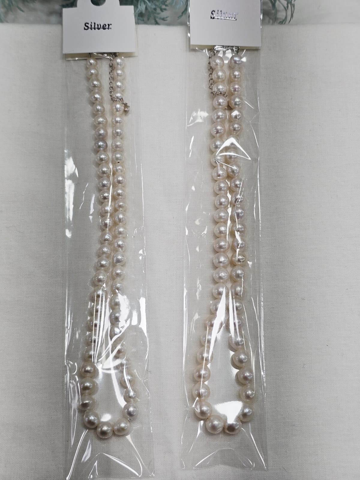 Freshwater Pearl Necklace 7mm/8mm Silver Clasp (Select 1) - 이미지 7