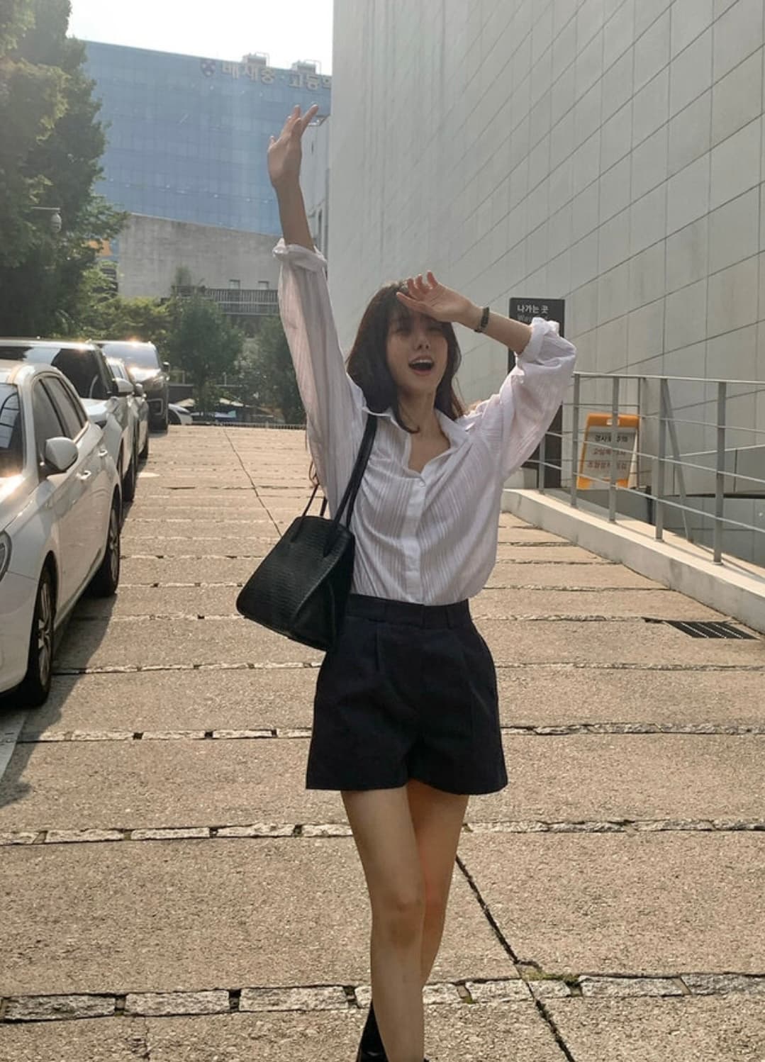 Seersucker Striped Shirt NB (Exclusive, See-through SH - 이미지 7