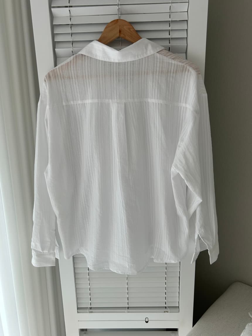 Seersucker Striped Shirt NB (Exclusive, See-through SH - 이미지 16