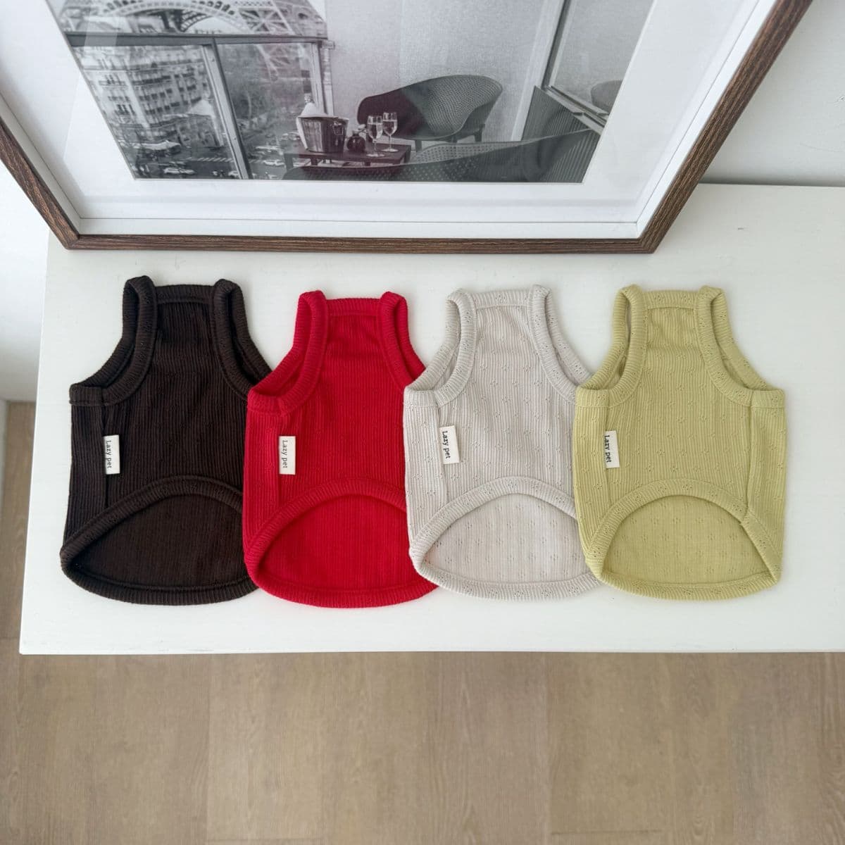 Punched sleeveless top - 이미지 11