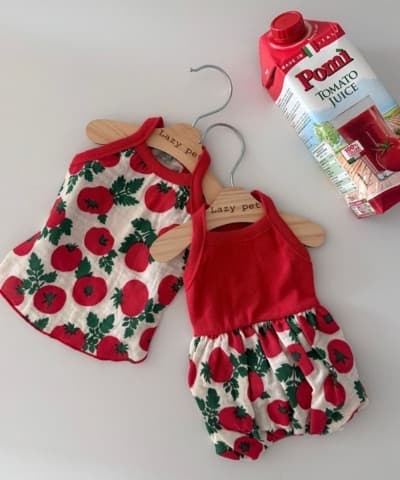 Tomato Sleeveless & All-in-One
