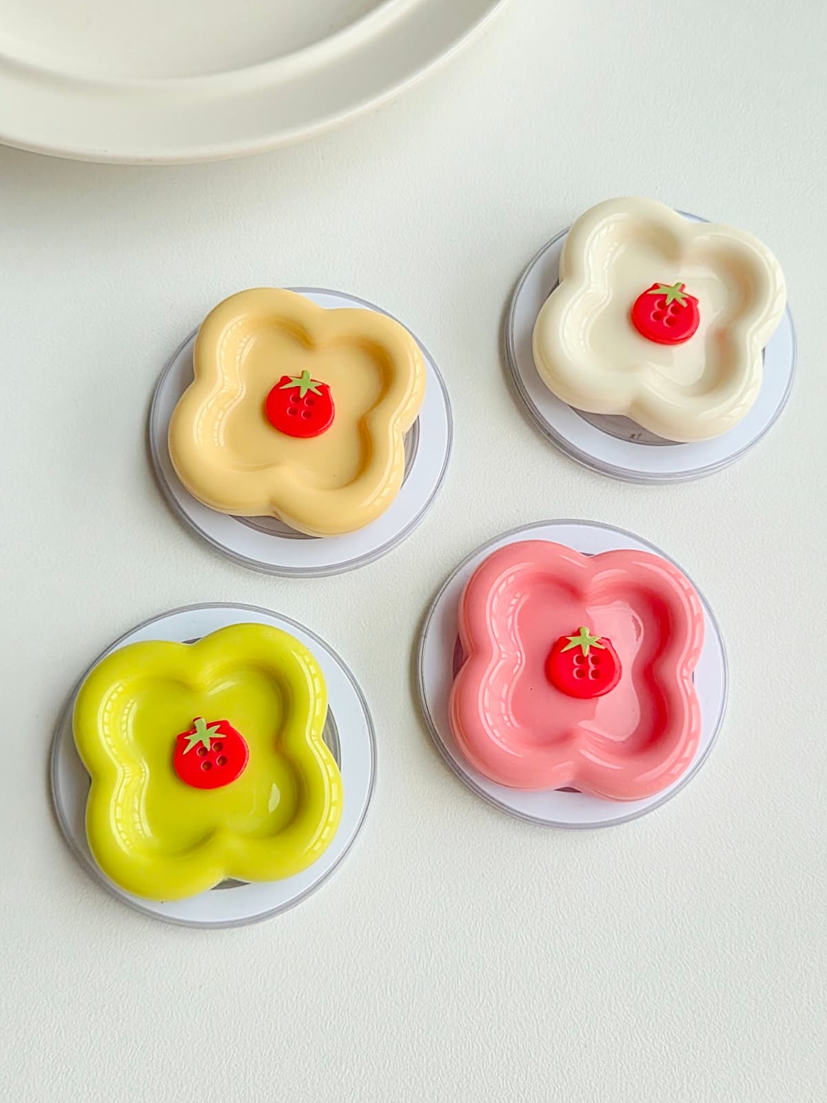 🍀🍅 Clover Button Tomato Button Point Grip Tok MaxSeaf - 이미지 3
