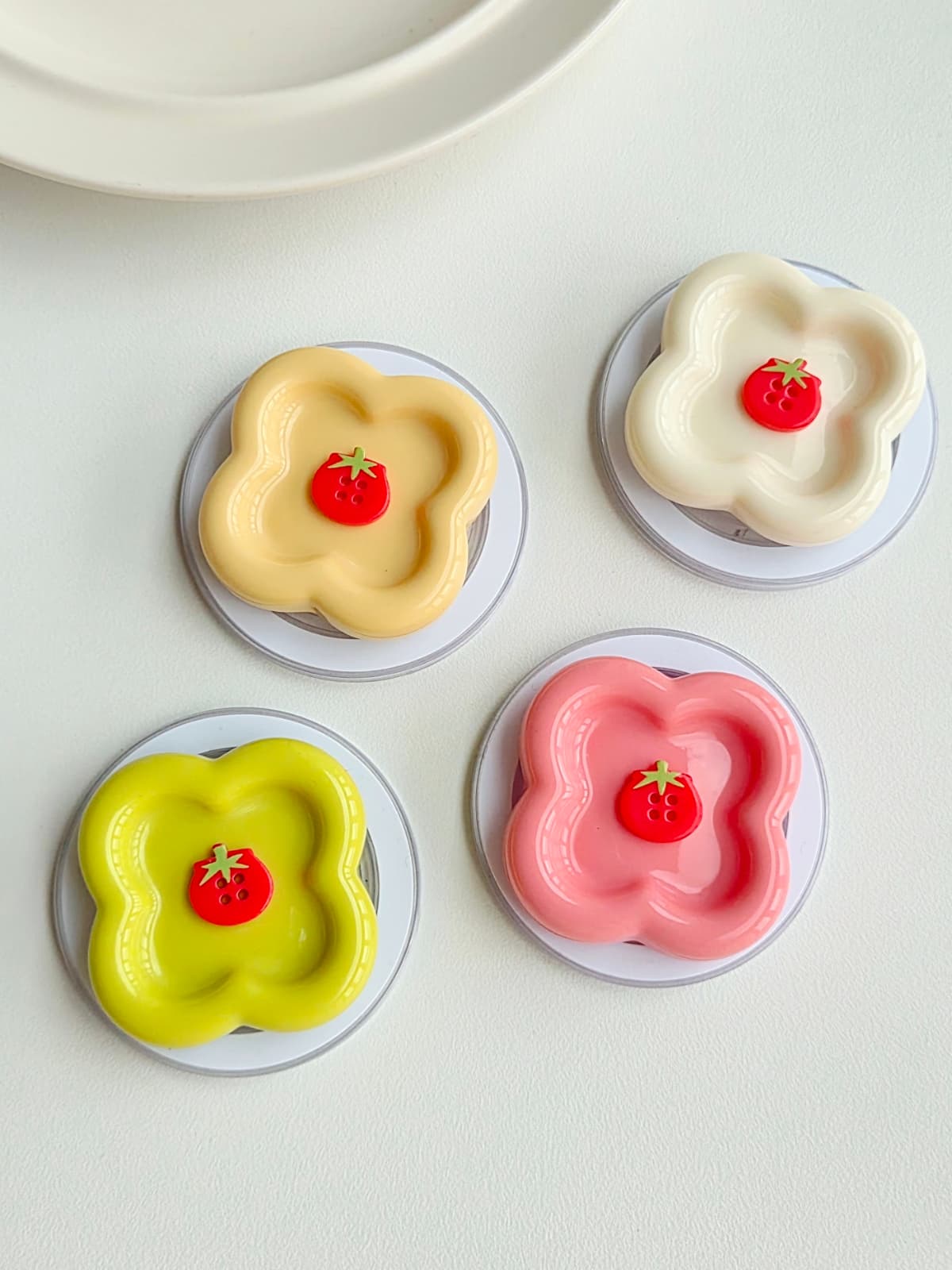🍀🍅 Clover Button Tomato Button Point Grip Tok MaxSeaf - 이미지 2