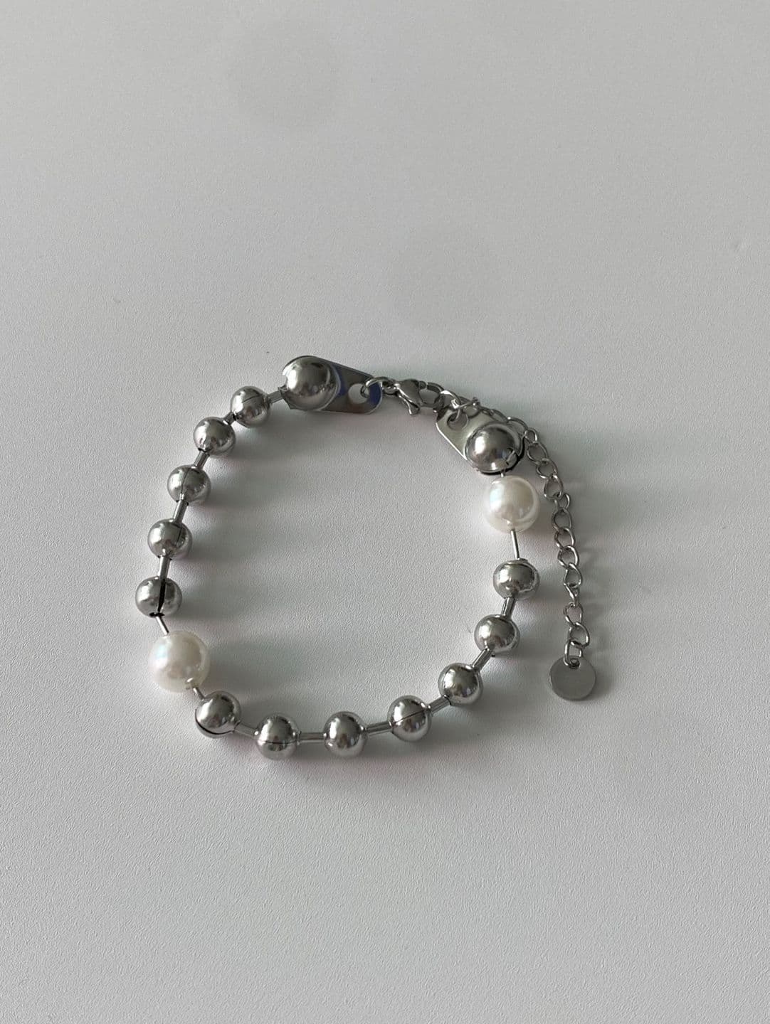 Pearl Point Surgical Steel Bracelet - 이미지 1