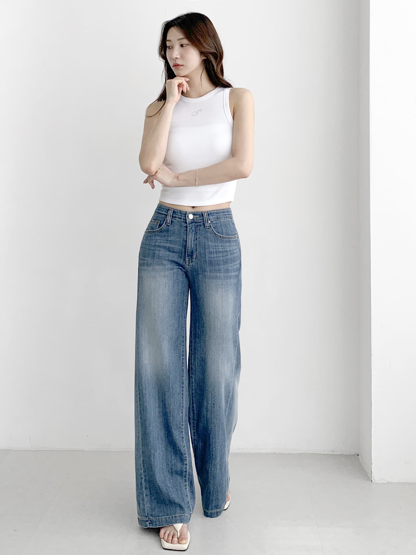 913 Ring yarn spandex cut wide - 이미지 8