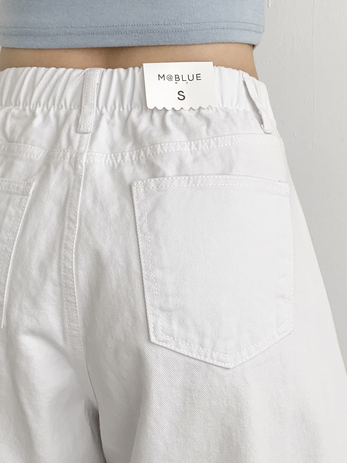 917 Back Band Easy Curve 3/4 Pants - 이미지 4