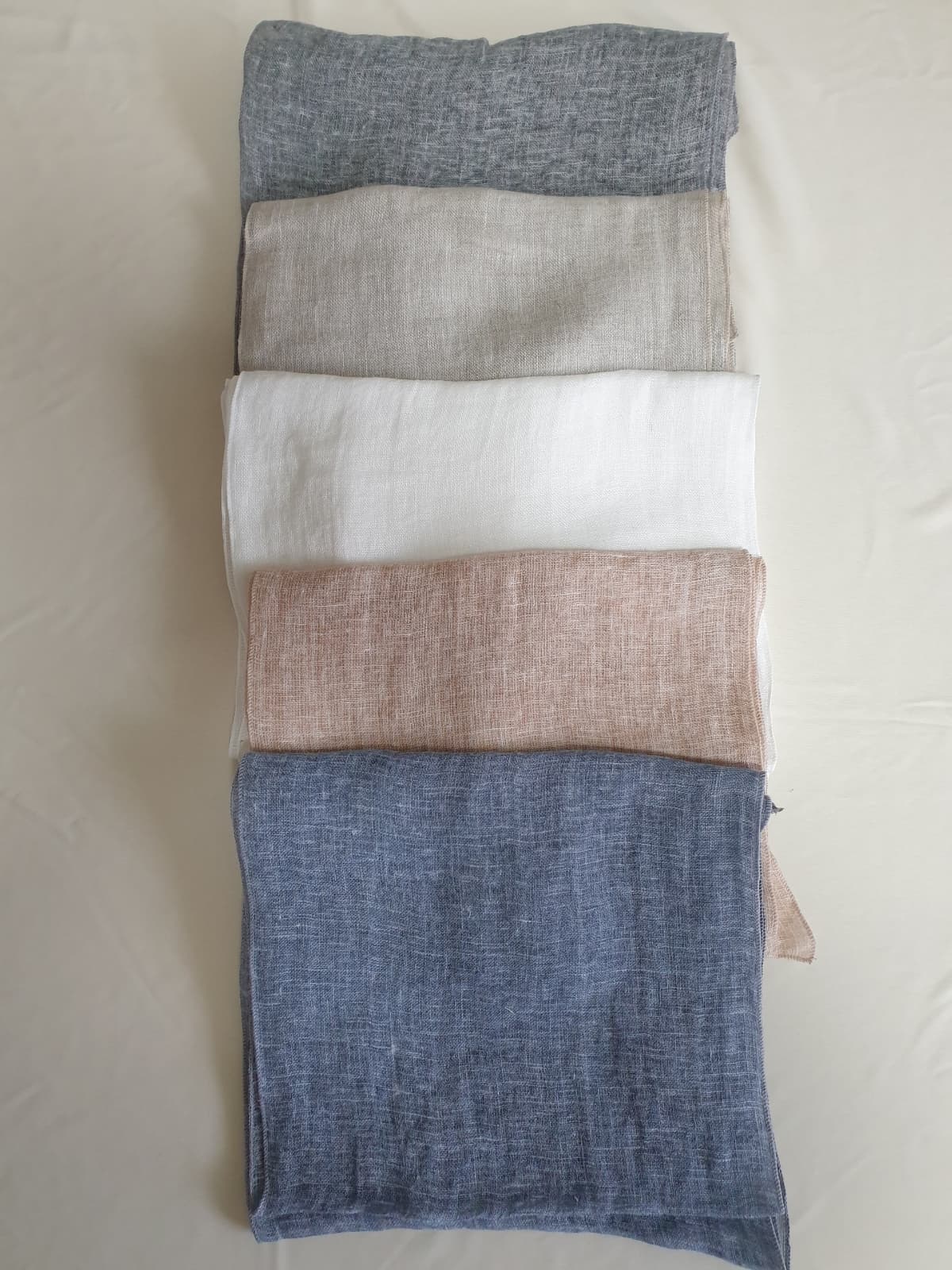 Mujima scarf, linen scarf, solid scarf - 이미지 12