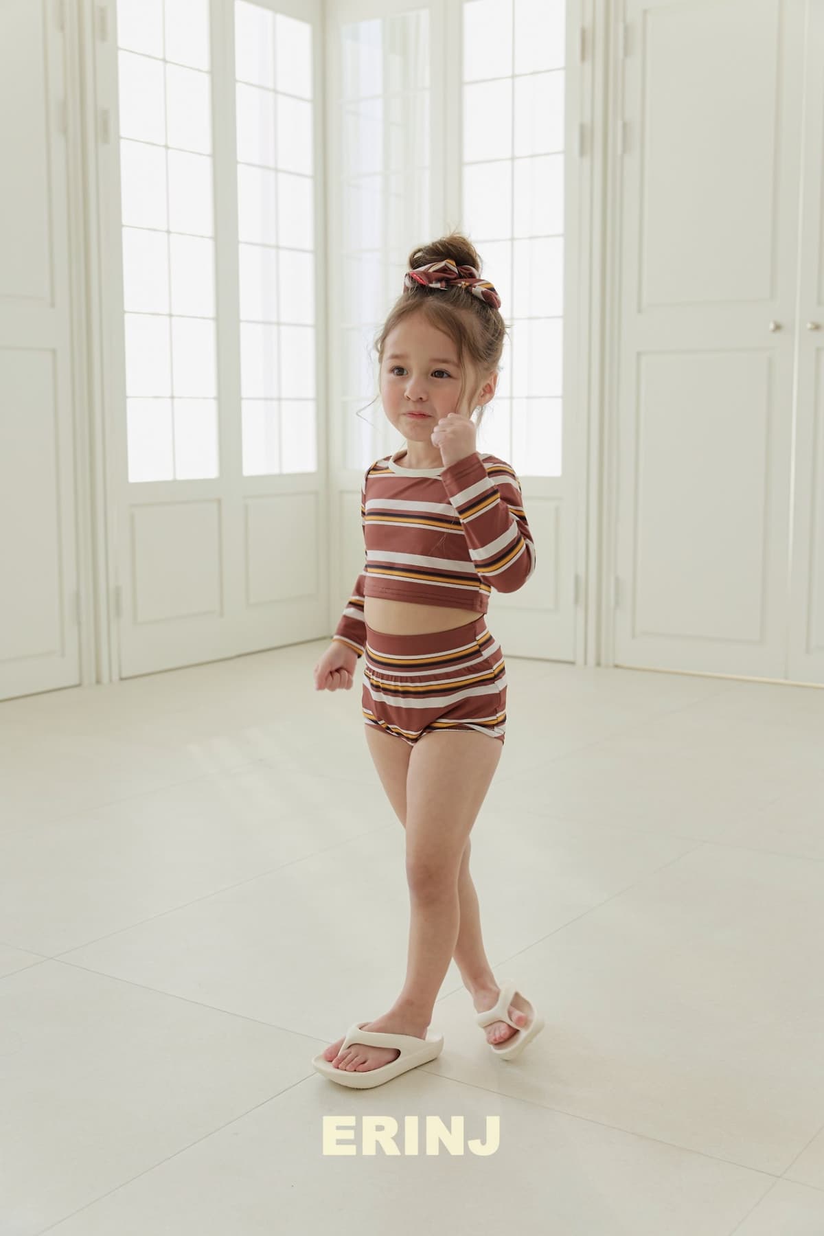 Erin Girls' Swimwear (Crop Top) - 이미지 3