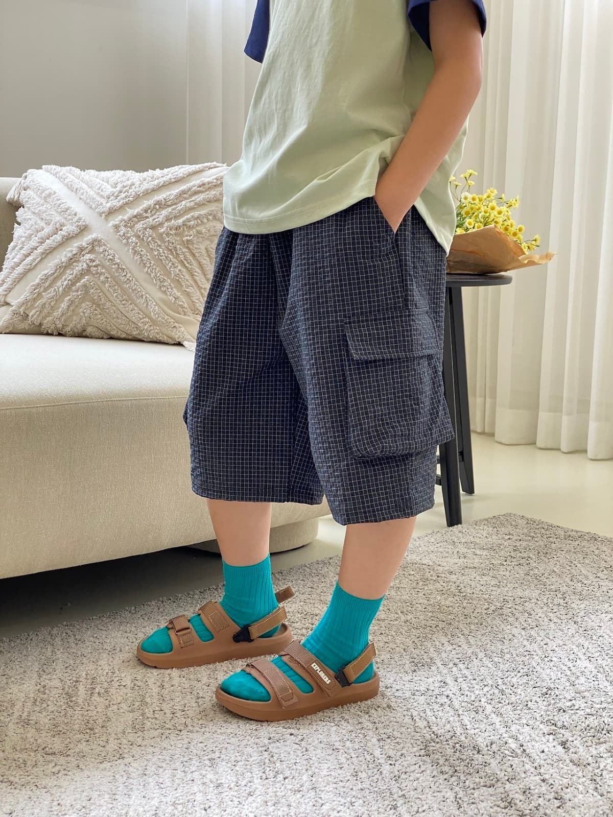 Zer Berry check pants - 이미지 9