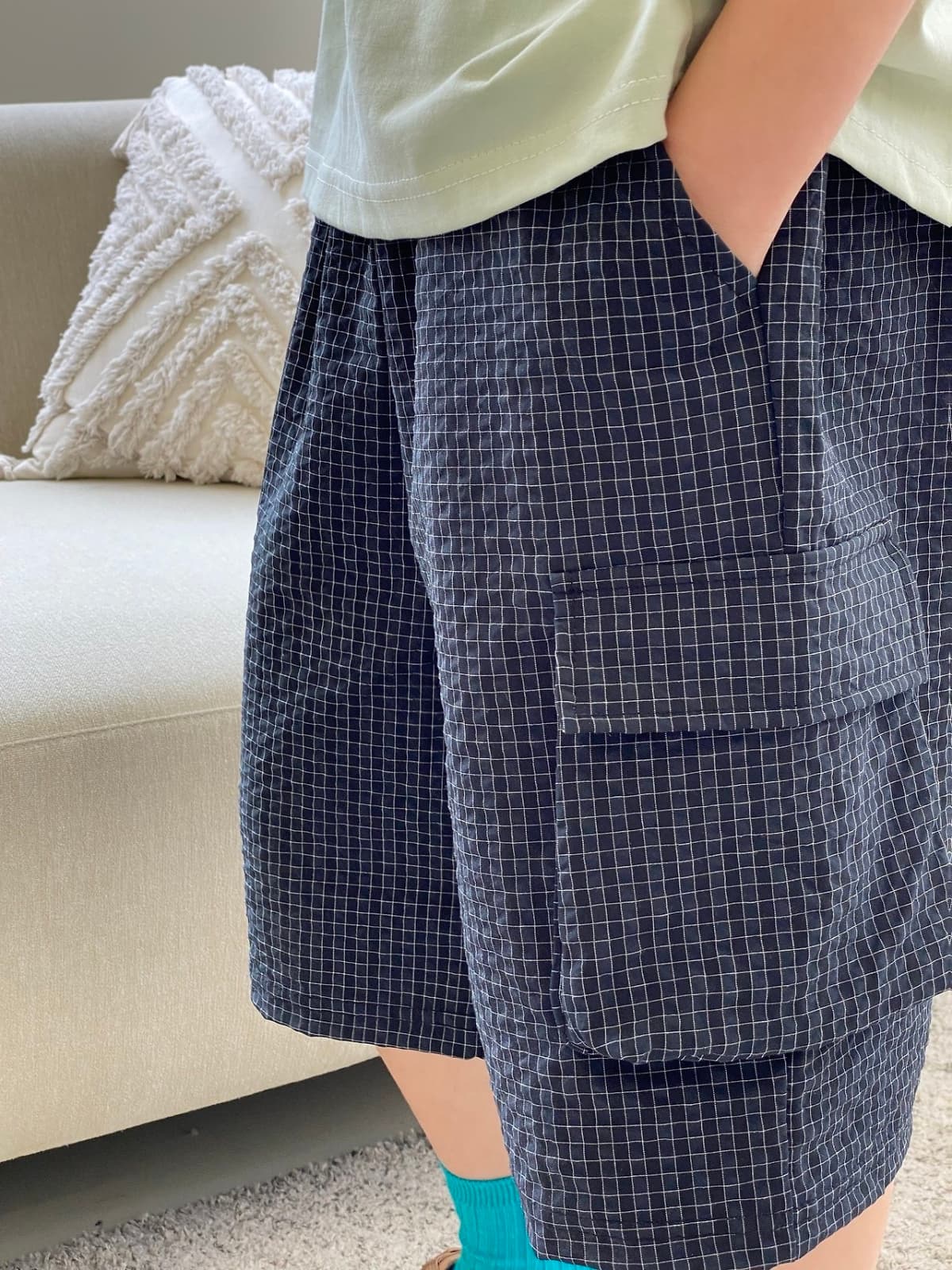 Zer Berry check pants - 이미지 10