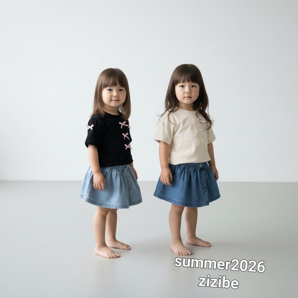 ribbon t-shirt - 이미지 2